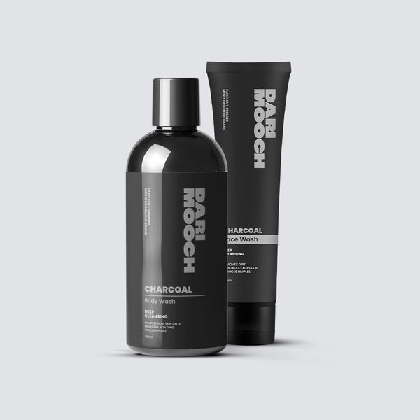 Charcoal Face Wash + Charcoal Body Wash
