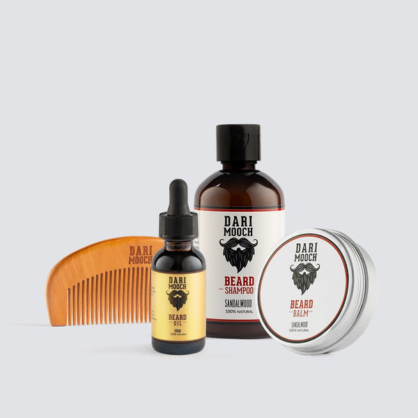 Gold Starter Beard Grooming Kit