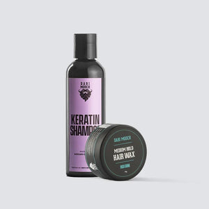 Hair Wax + Keratin Shampoo - Dari Mooch